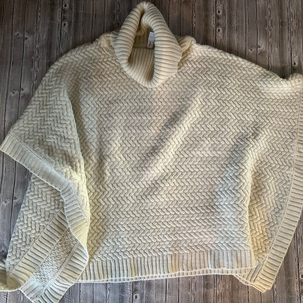 Lole Cream Cowl Neck Sweater